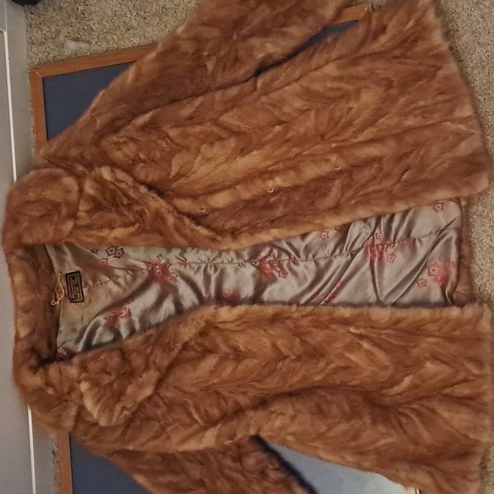 A real meandros furr coat from greece